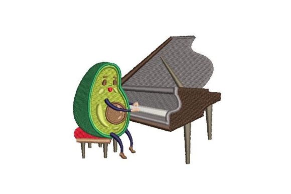 Avocado Pianist Embroidery Review