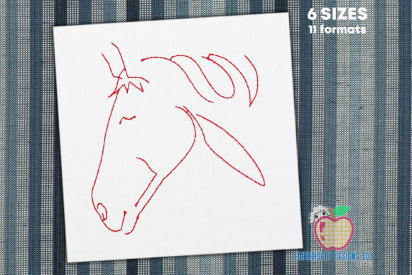 Beautiful Horse Line Art for Sweatshirts