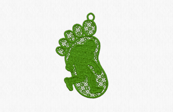 Bigfoot in Footprint Lace Embroidery Review