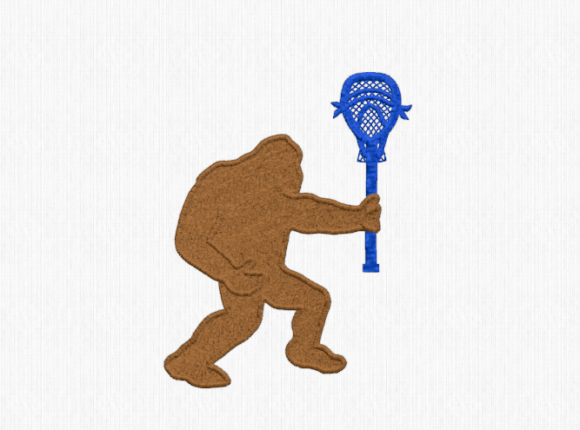 Bigfoot Lacrosse Goalie Embroidery Design Review