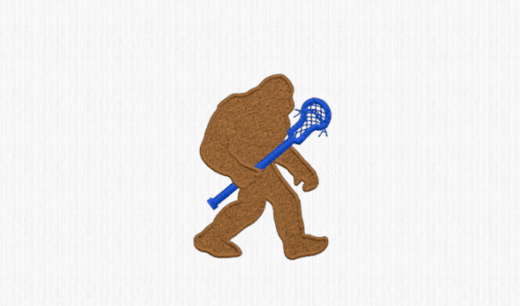 Bigfoot with Lacrosse Stick Embroidery Review