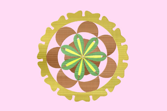 Brown Mandala Embroidery Design Review