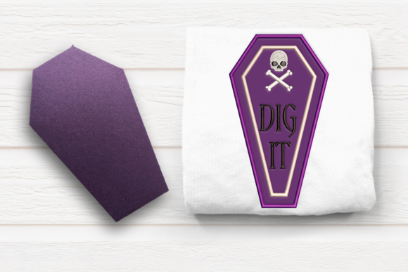 Dig It Coffin Embroidery Review