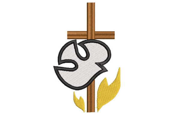 Dove with Cross Embroidery Design Review