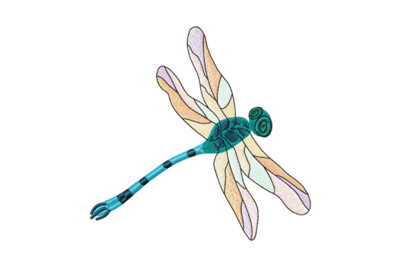 Dragonfly with Rainbow Wings Embroidery Review