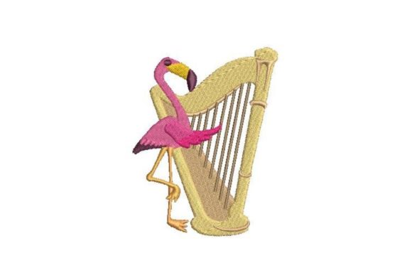 Flamingo with a Harp Embroidery Review