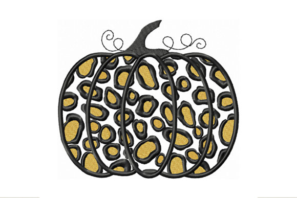 Leopard Pumpkin for Halloween Embroidery Review