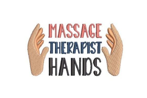 Massage Therapist Hands Embroidery Review