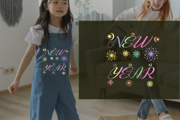 New Year Colorful Star Embroidery Review
