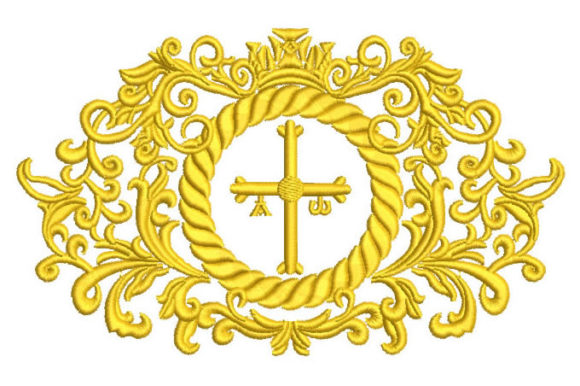 Ornamental Cross and Crown Embroidery Review