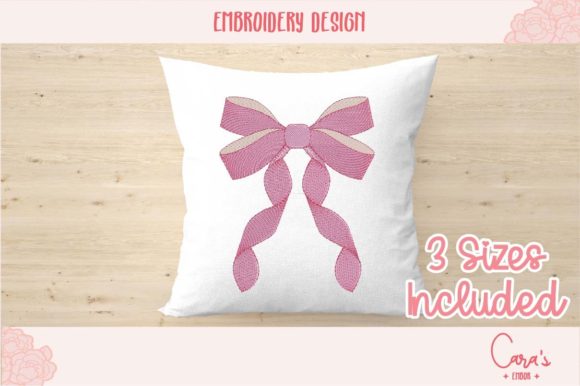 Pink Bow Embroidery Design Review