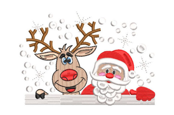 Santa Claus with Reindeer Embroidery Review